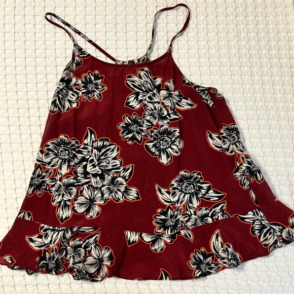 Maeve By Anthropologie Zebella Silk Floral Tank Top Size 2 - Picture 2 of 8